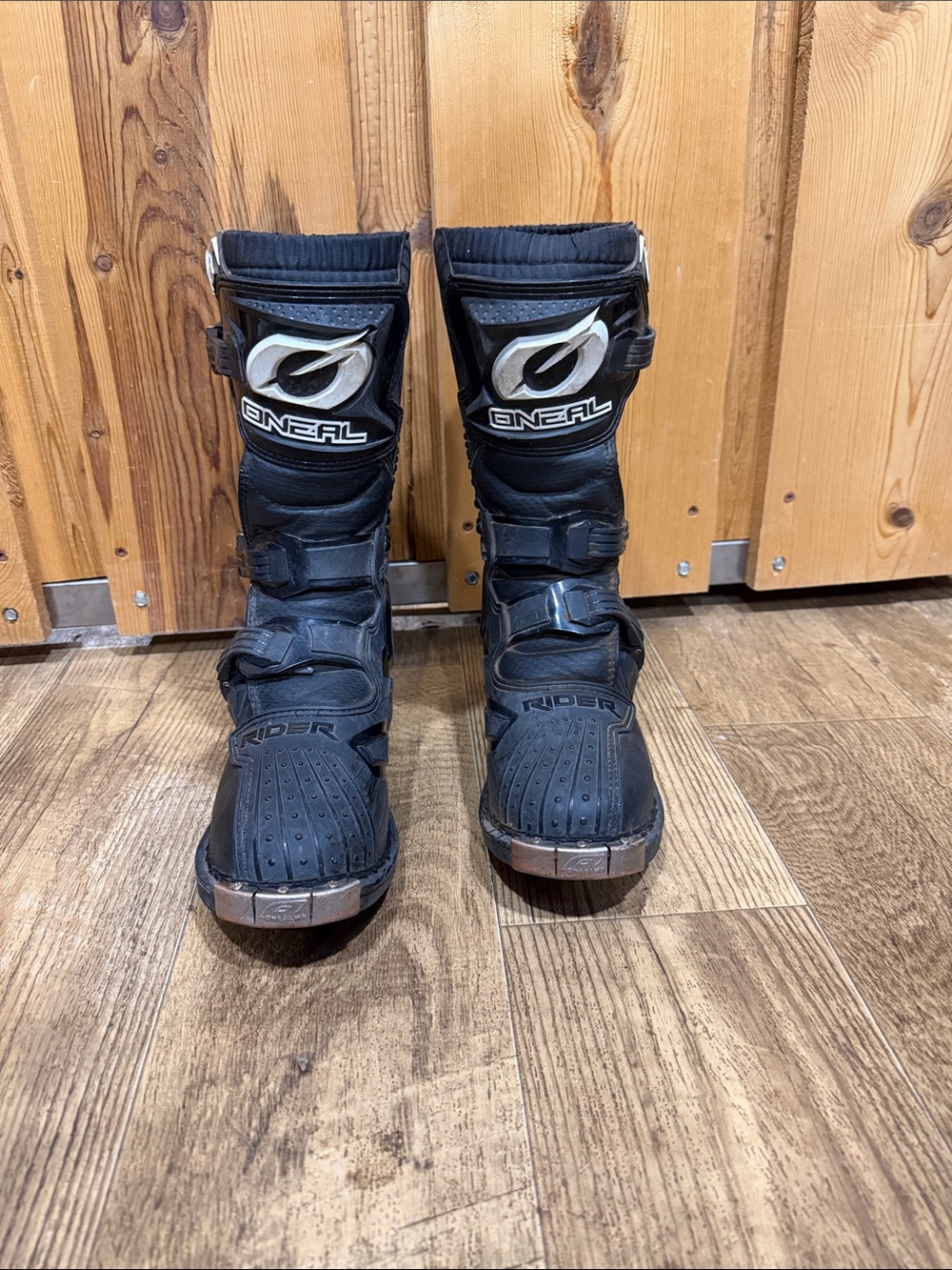 Youth Black Motocross Boots